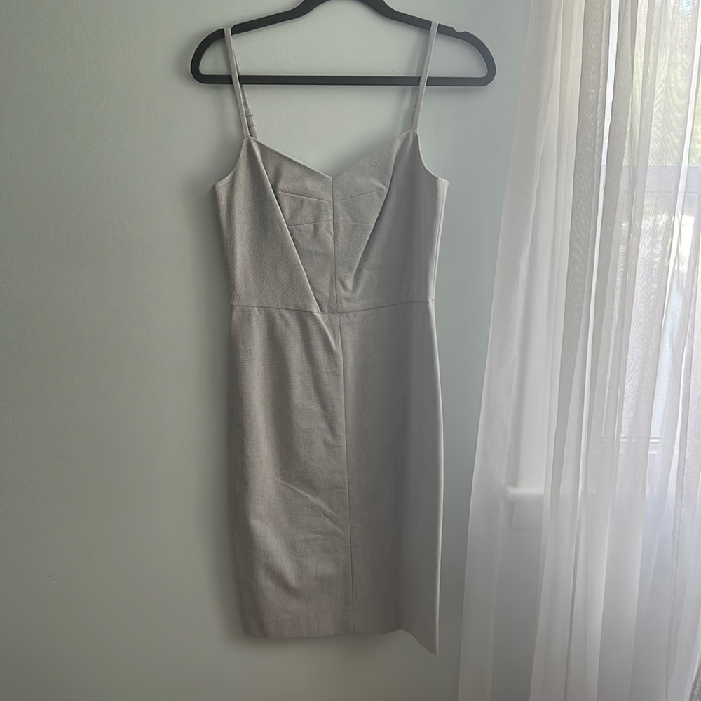 Banana Republic Gray Sleeveless Dress